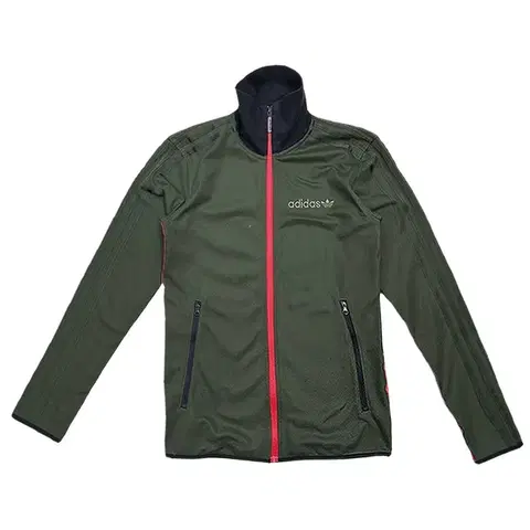 아디다스 레드라인 카키 트랙탑 85