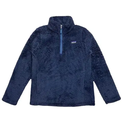 파타고니아 키즈 로스 가토스 풀오버 반집업 스톤 블루 XL