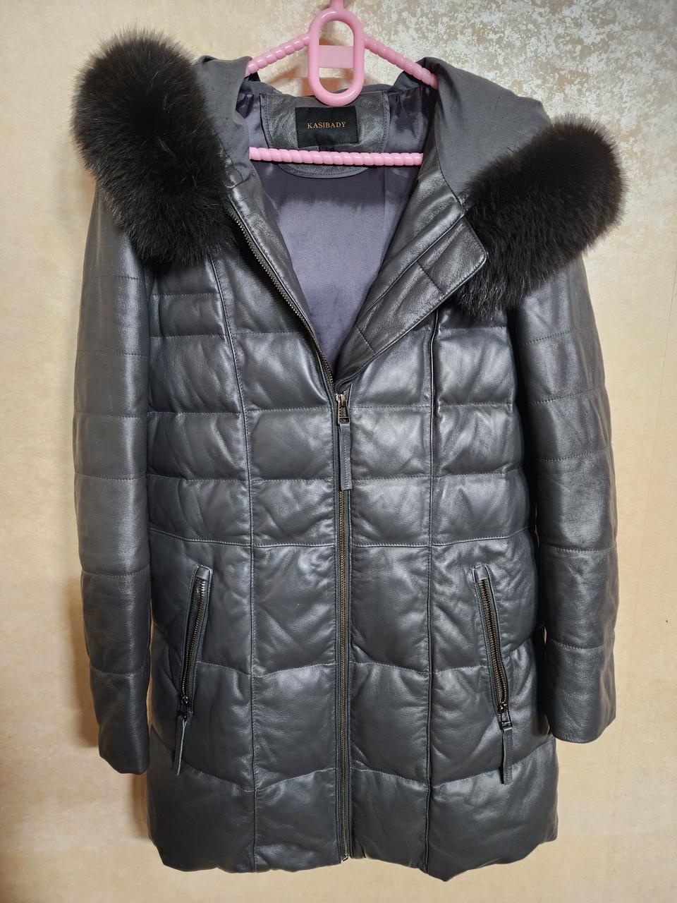 폭스퍼양가죽패딩