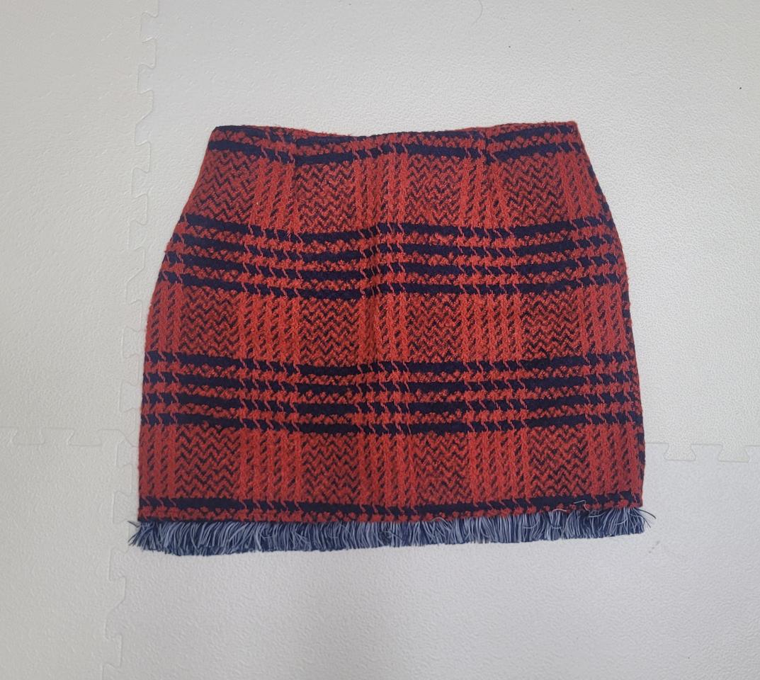 체크스커트(새상품)