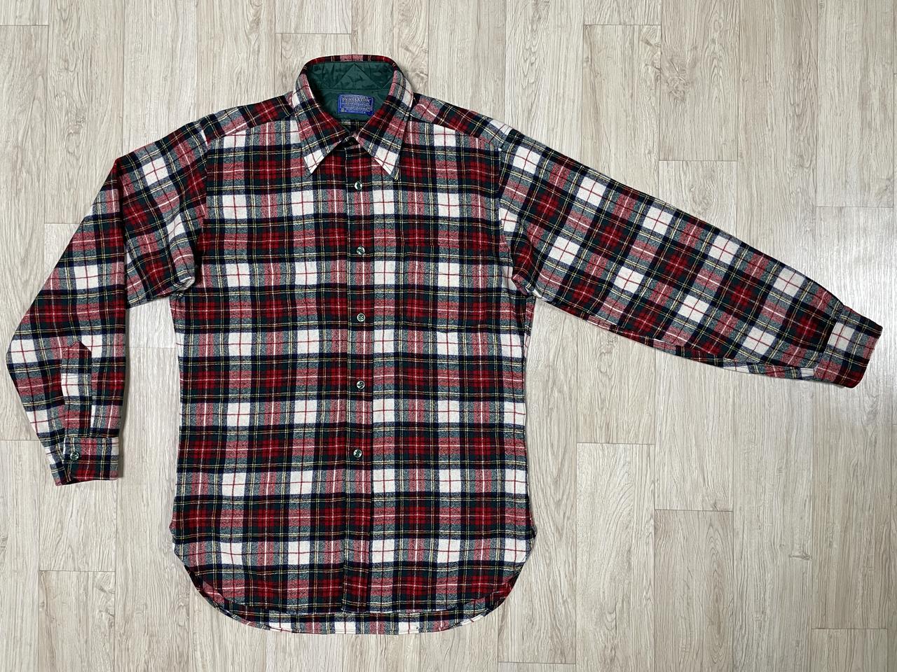 100) 70's 펜들턴 체크 울셔츠(미국제)RRL&LVC&폴로