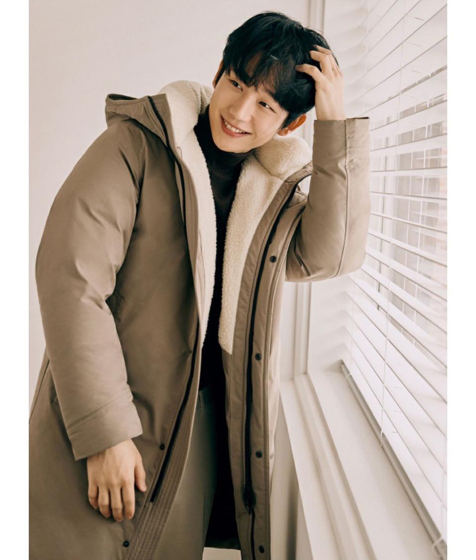 95) 지오지아 앤드 맥스다운 패딩 코트 점퍼 정해인 패딩