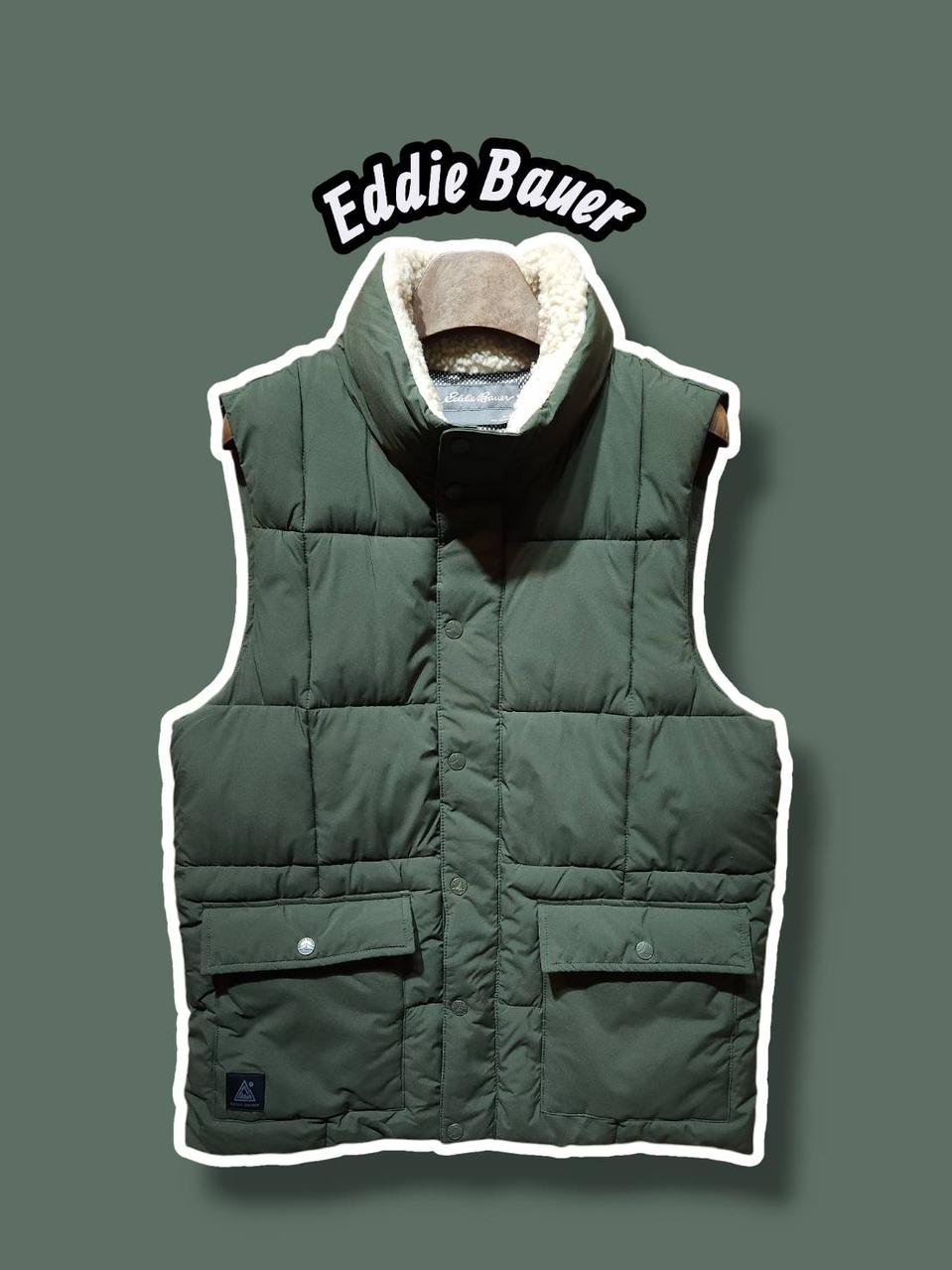 L/ 에디바우어 푸퍼 패딩 조끼 카키 /1212