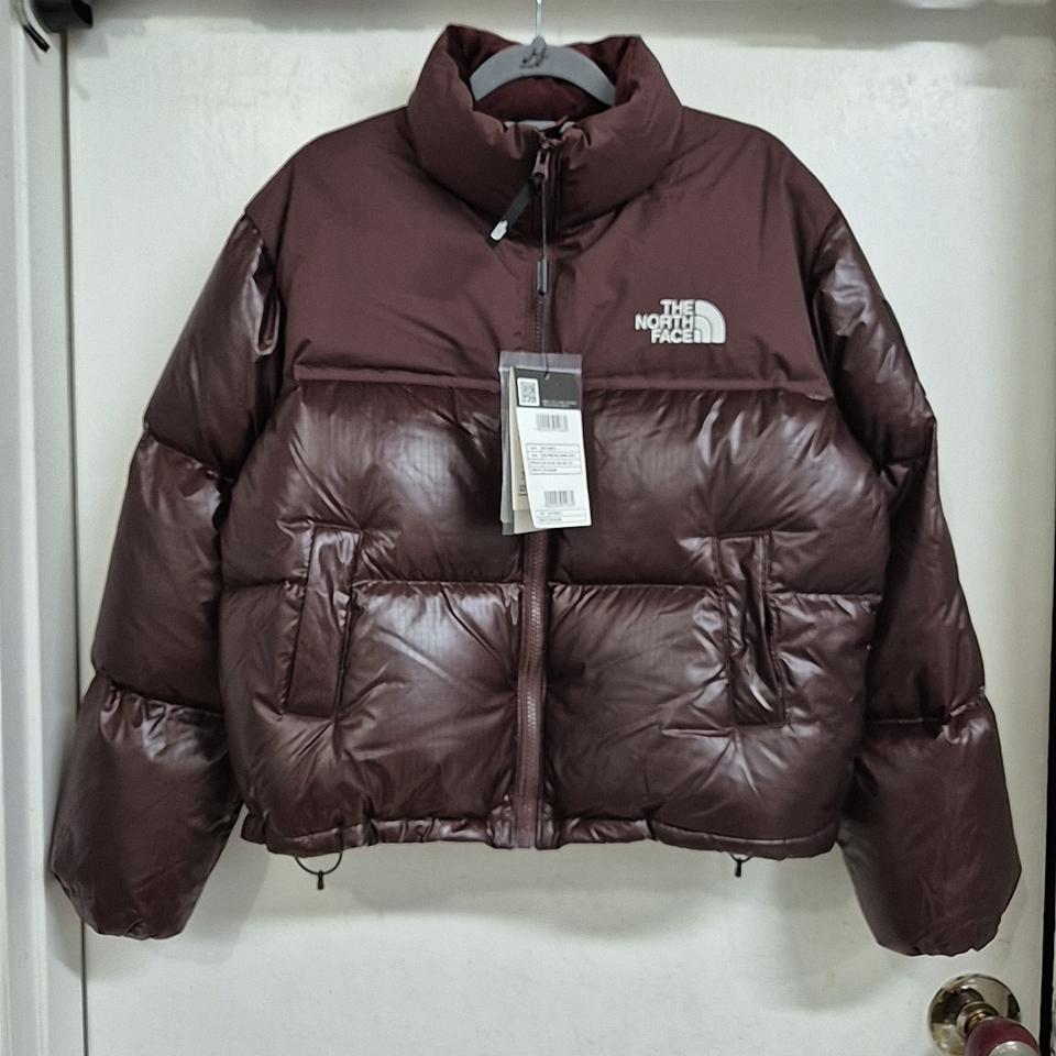 노스페이스 크롭 구스 패딩/새상품