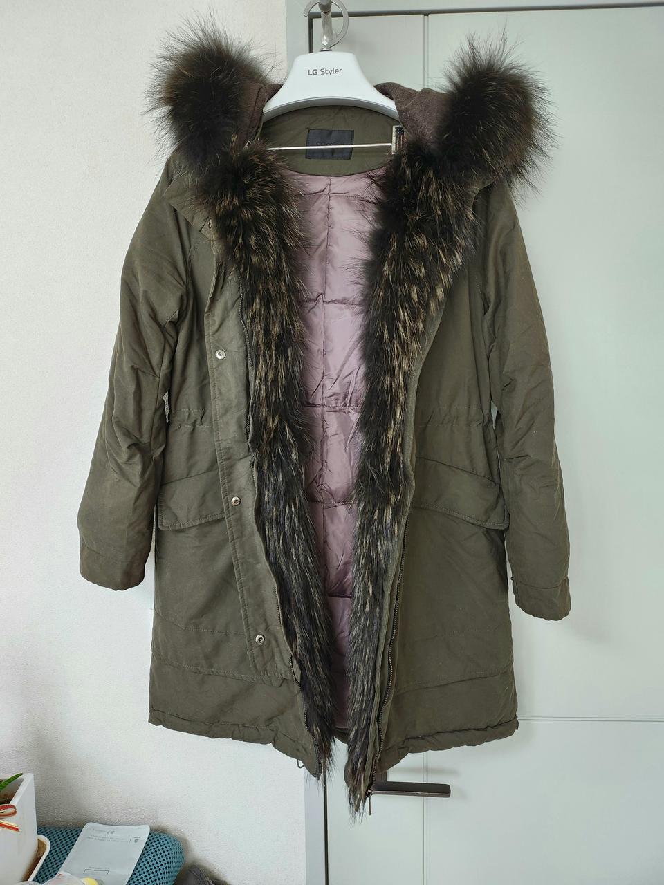 CC콜렉트 라쿤퍼 야상패딩