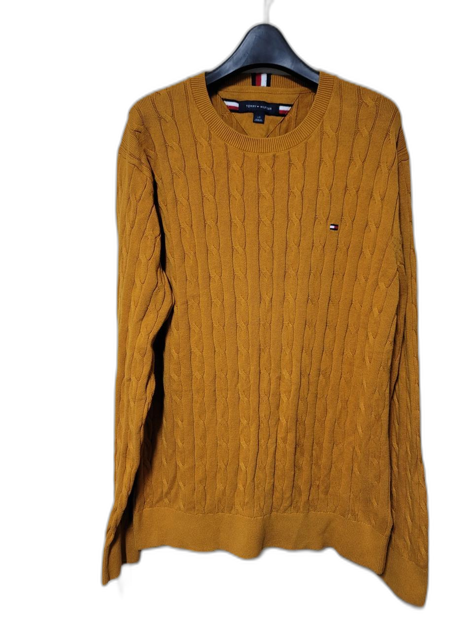 타미힐피거 케이블 코튼니트