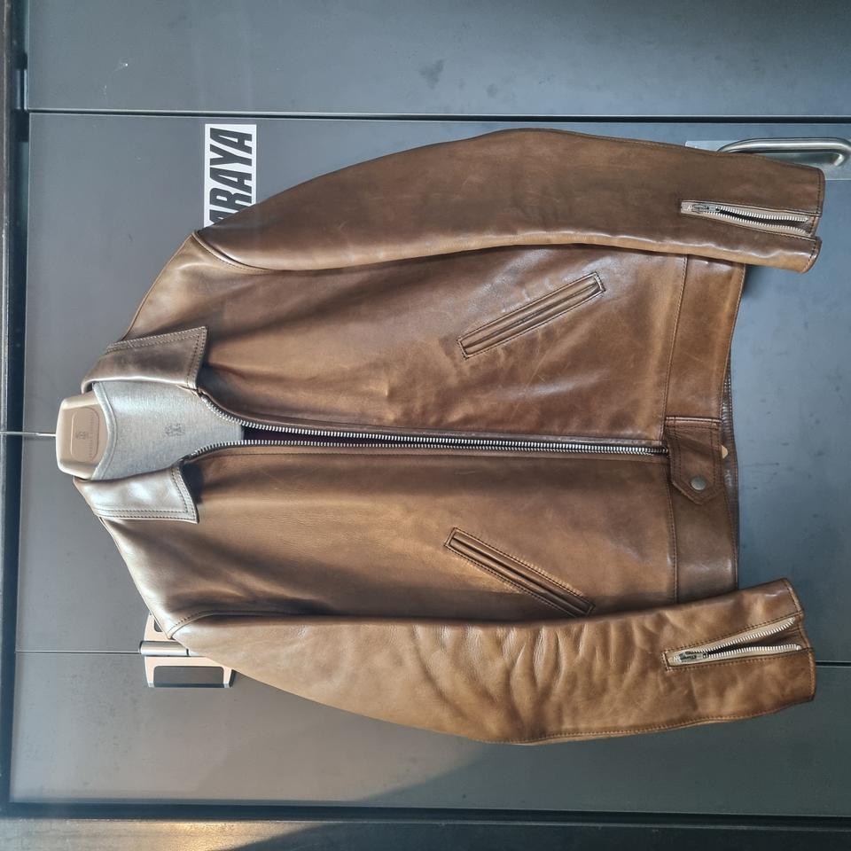 어딕트클로즈 ad-01 싱글 호스하이드 레더 자켓 95~100size