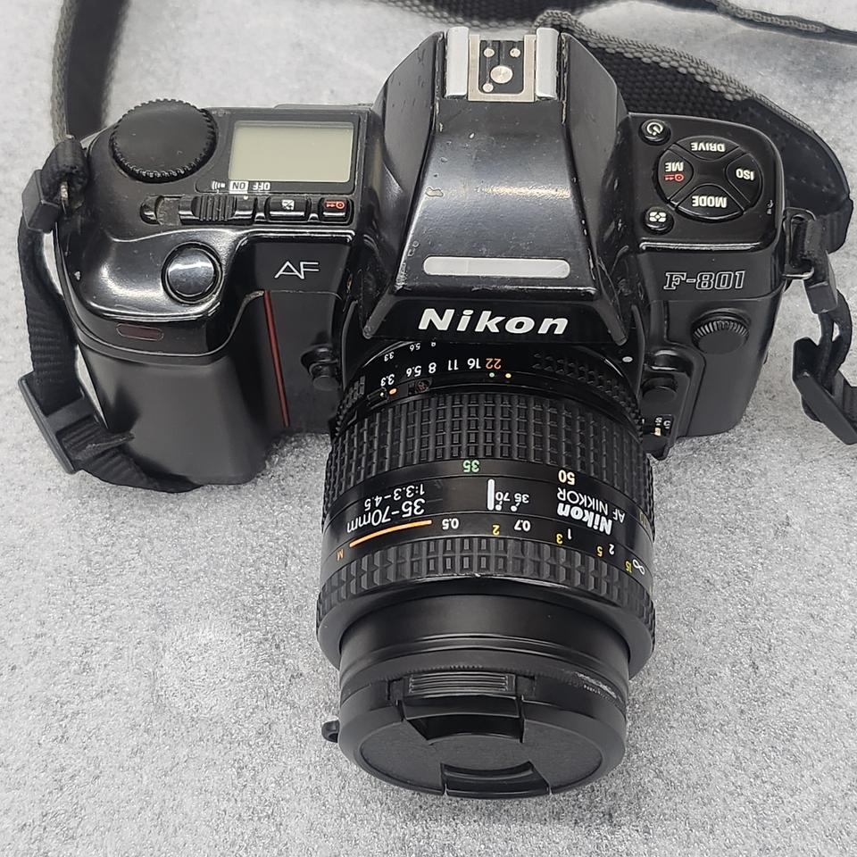 니콘 F-801 카메라 35-70mm 렌즈포함