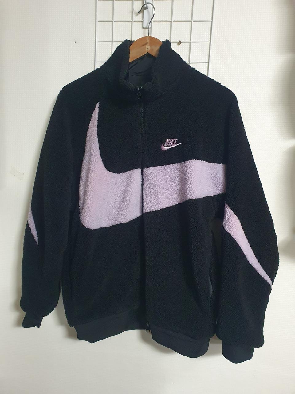 나이키 여성 뽀글이 양면 점퍼 M