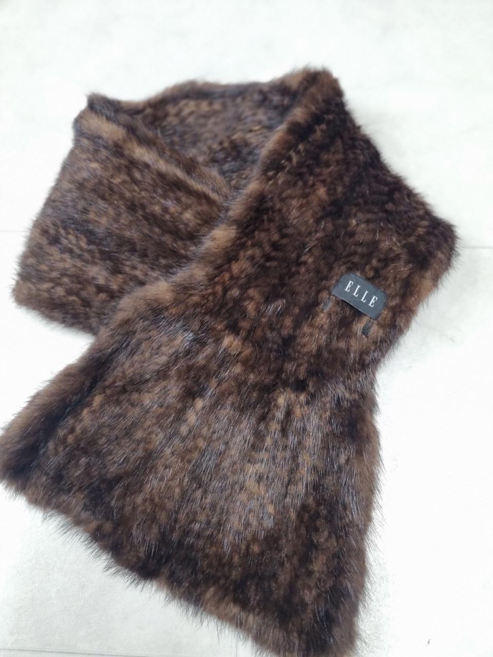 엘 르  밍크   머플러