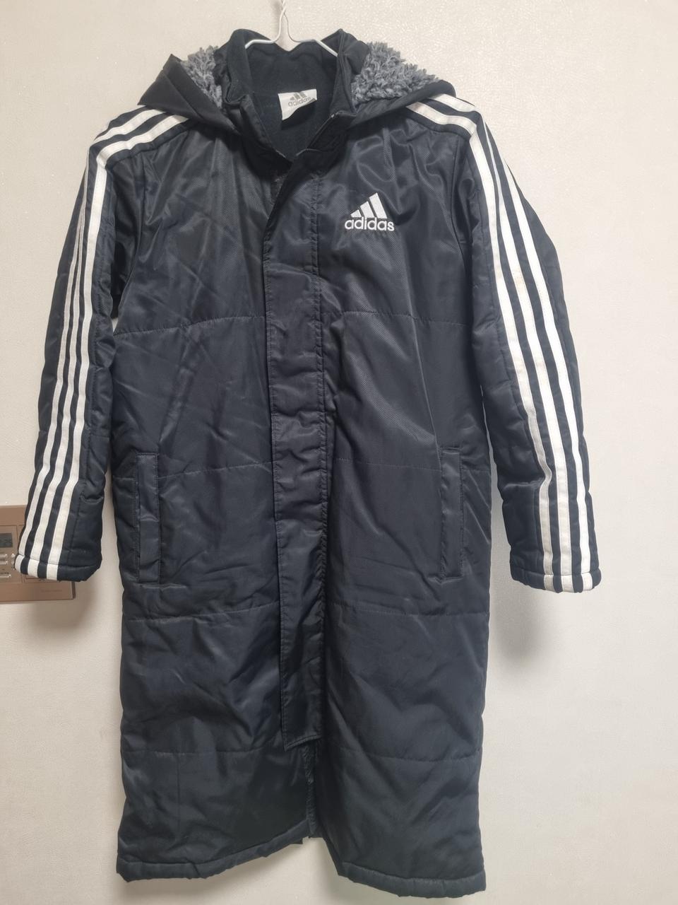 아디다스 롱패딩 140