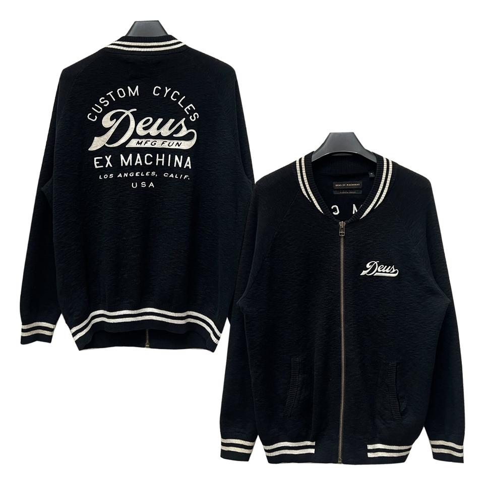 데우스 엑스 마키나 니트 블루종 자켓 XL