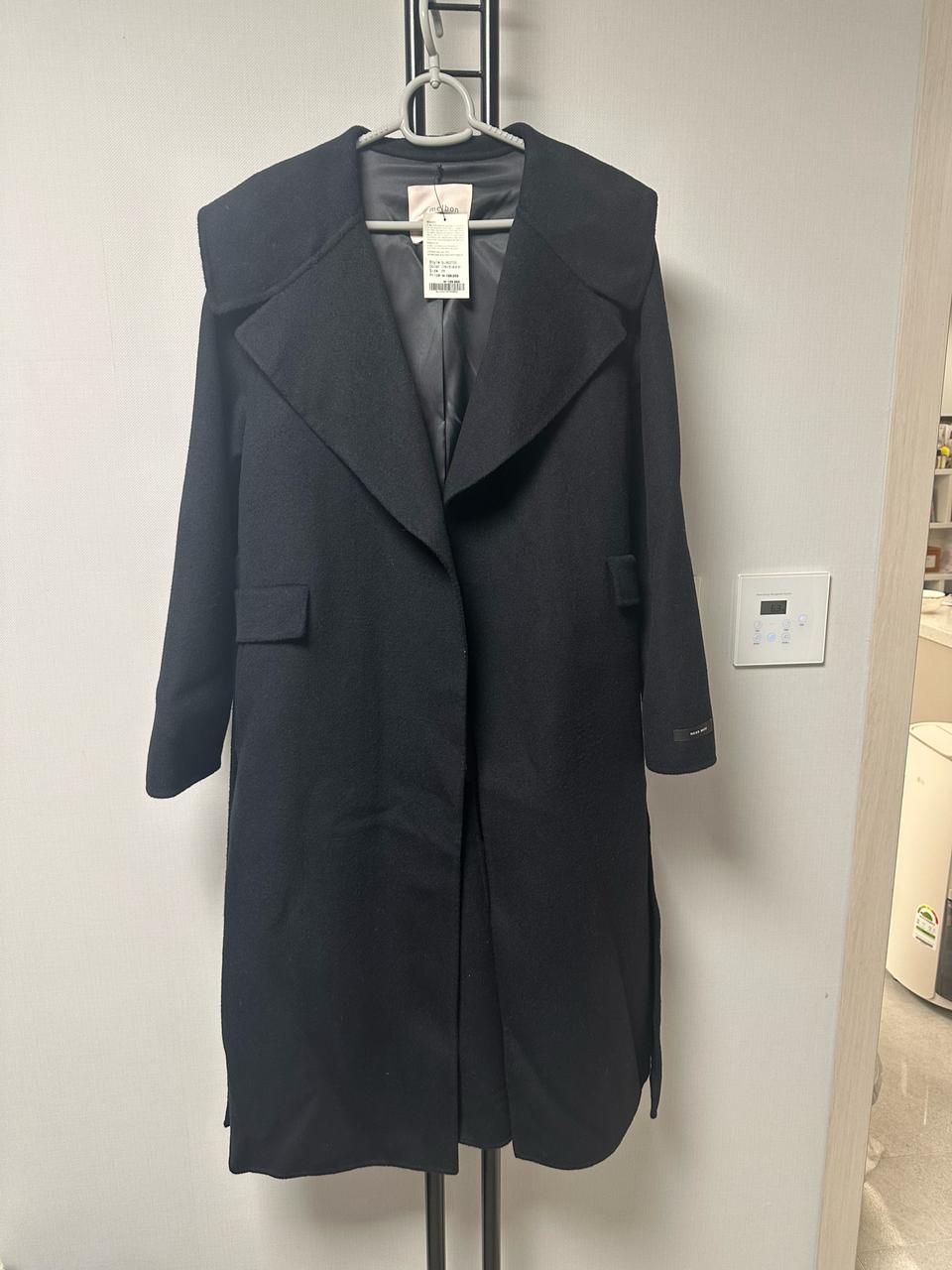 melbon 멜본  핸드메이드  빅카라  코트 -새상품