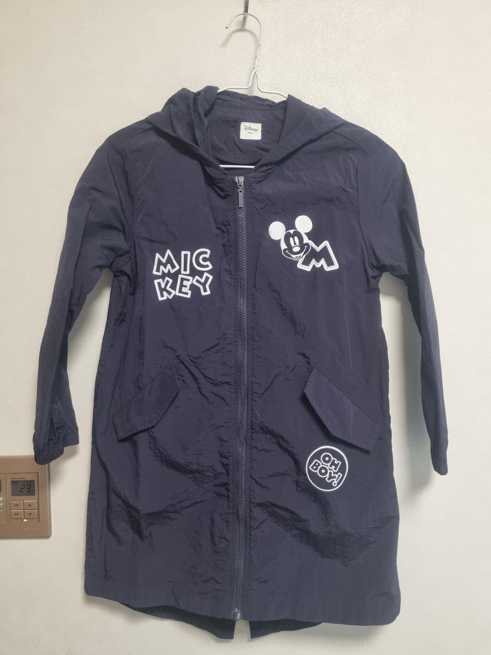 디즈니 정품 롱 바람막이 145