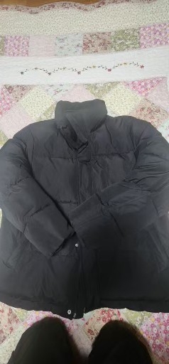 빵빵한 남성 캐럿 숏패딩점퍼 xl 신형 상태최상블랙 가격인하