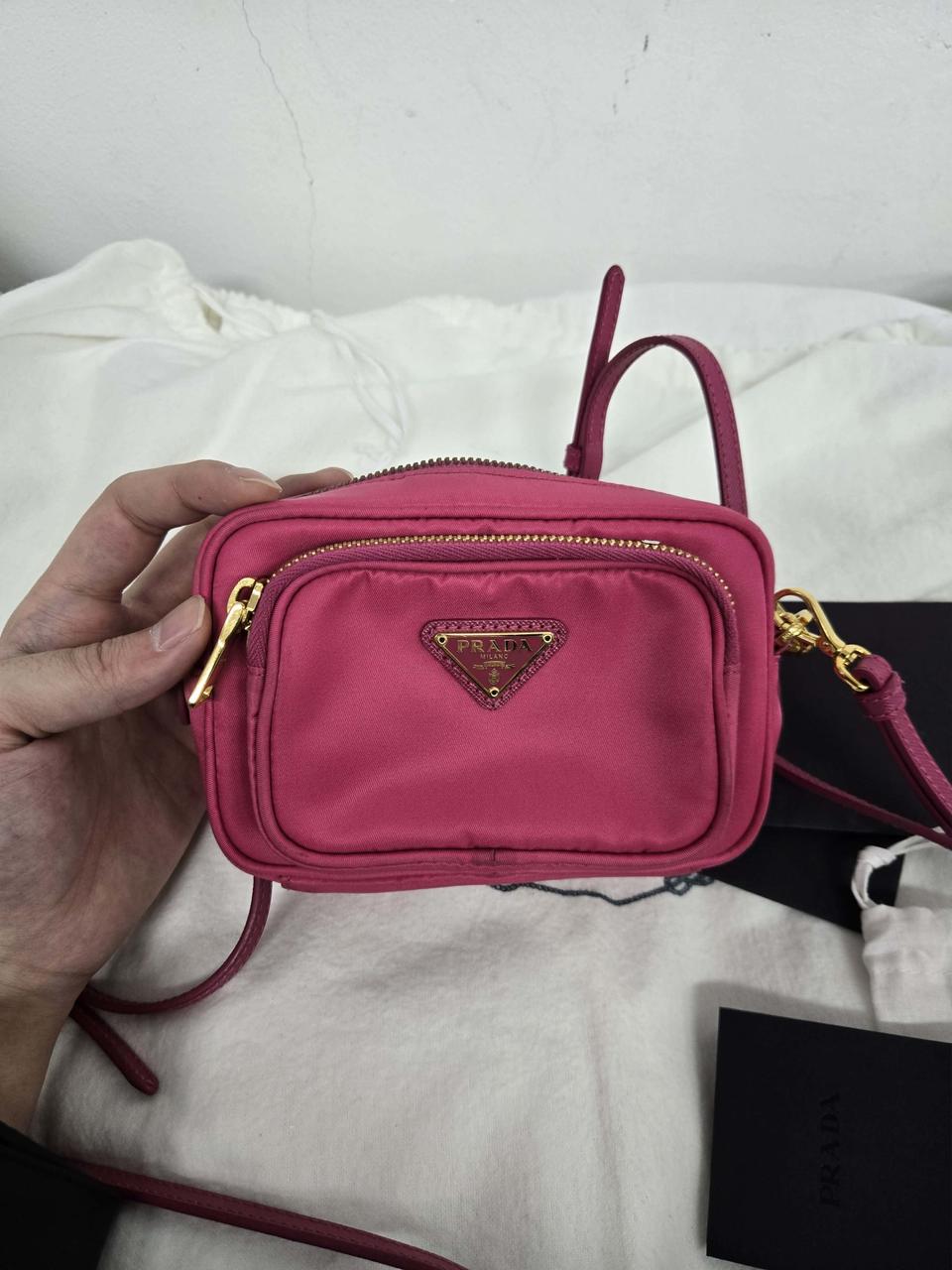 [보증서 정품]프라다 사피아노 미니 크로스백