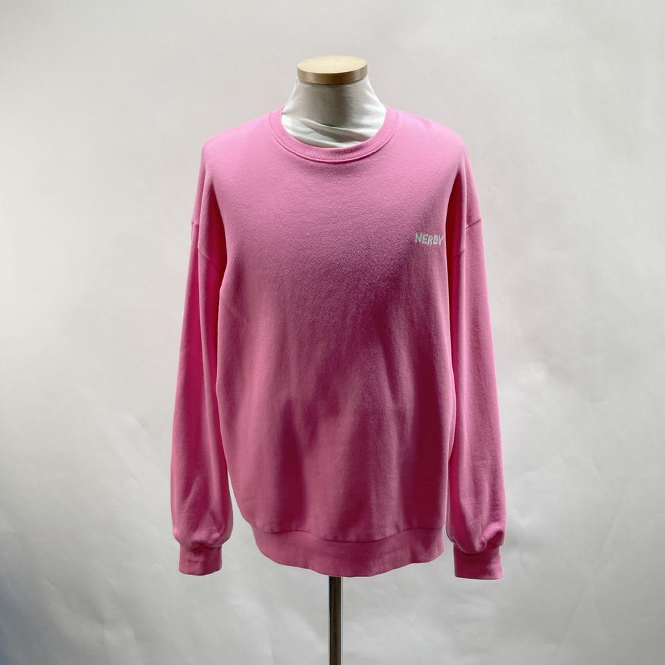 널디 남성오버핏맨투맨티셔츠 핑크 S 영구제