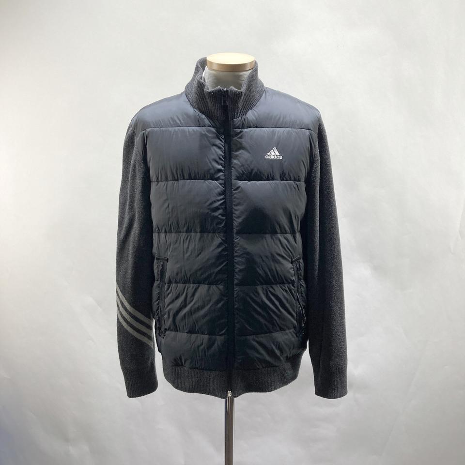 아디다스 남성덕다운패딩니트자켓 그레이 M 영구제