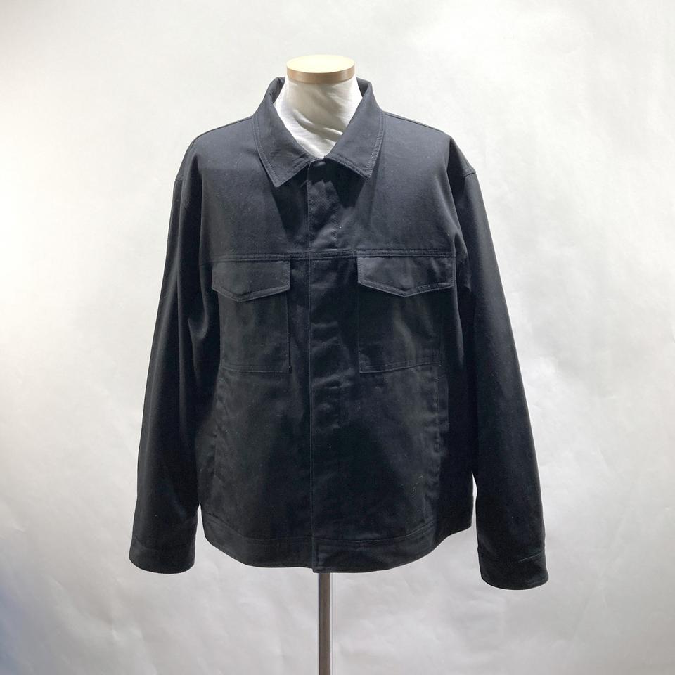 탑텐 남성 캐주얼 카라 면자켓 블랙 110 영구제