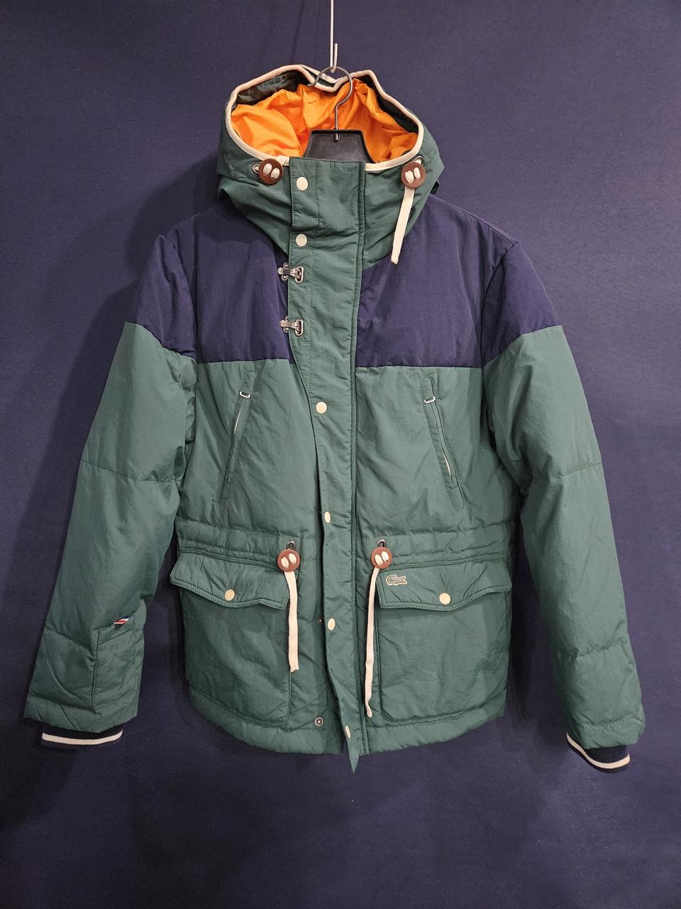 라코스테 라이브 다크그린 투톤 남성 100 다운패딩