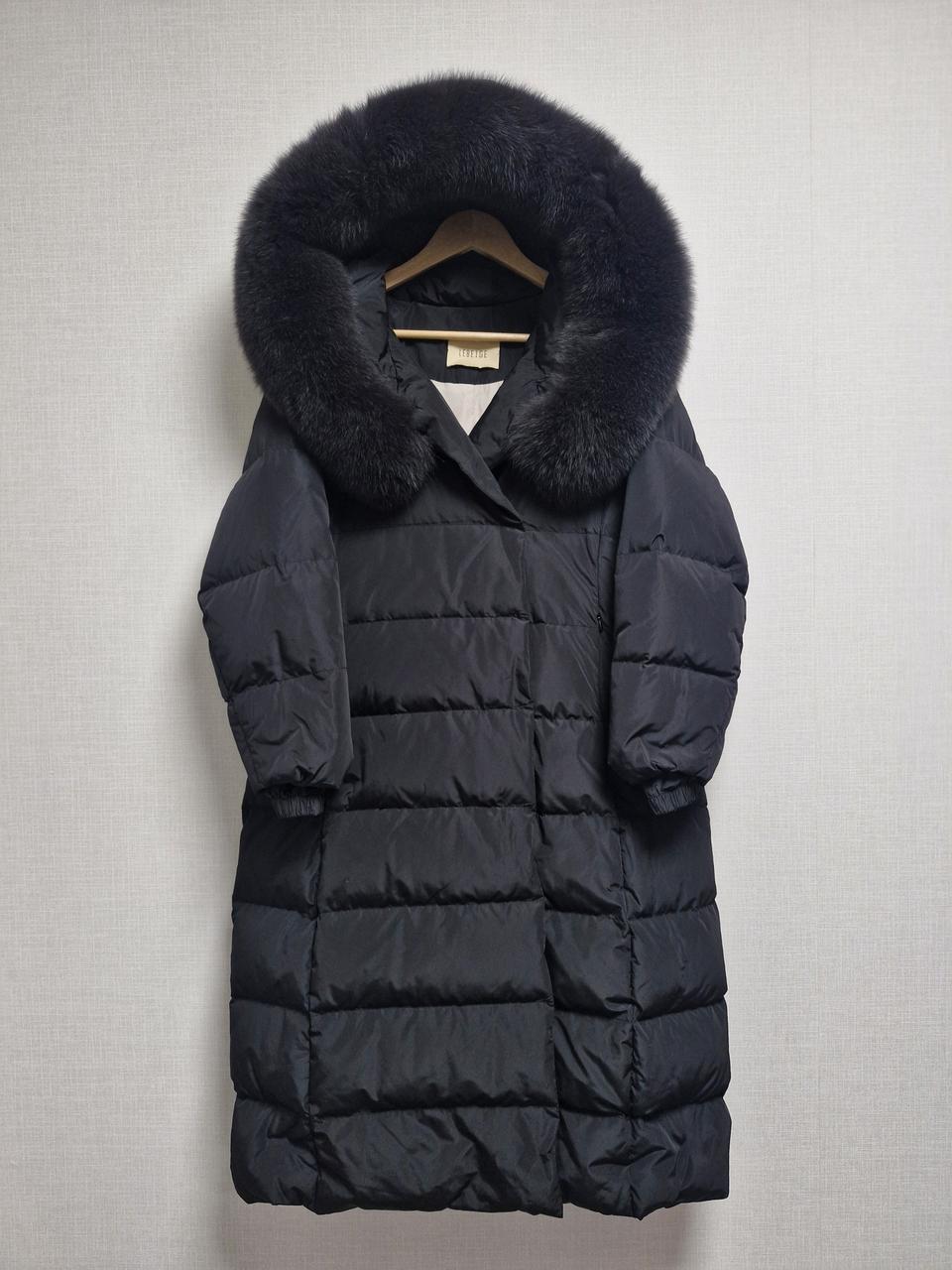 르베이지 폭스퍼 롱패딩 55~66