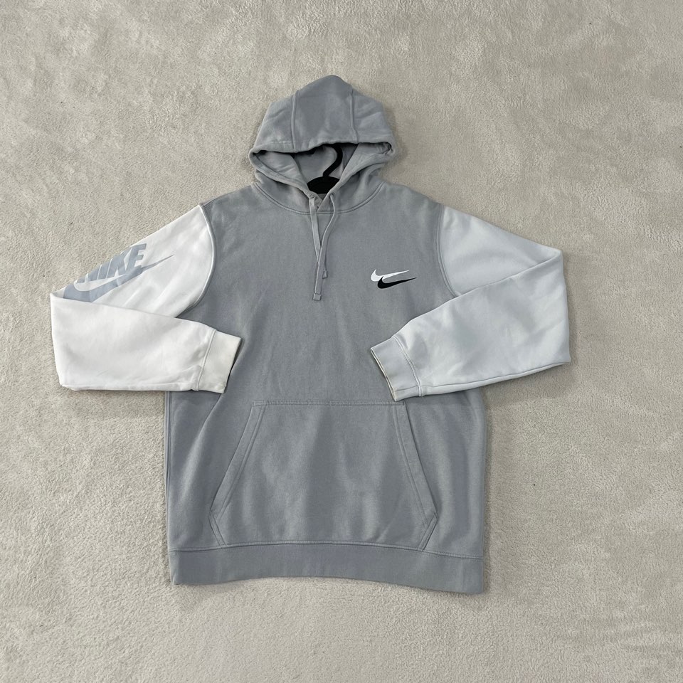 L 나이키 기모 스우시 후드티 100