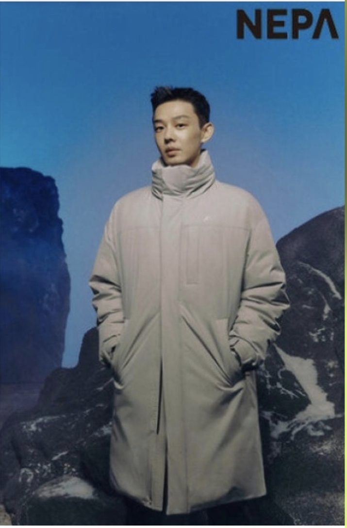 네파 구스다운 에어그램 롱 패딩 자켓 100(여유핏) 공용