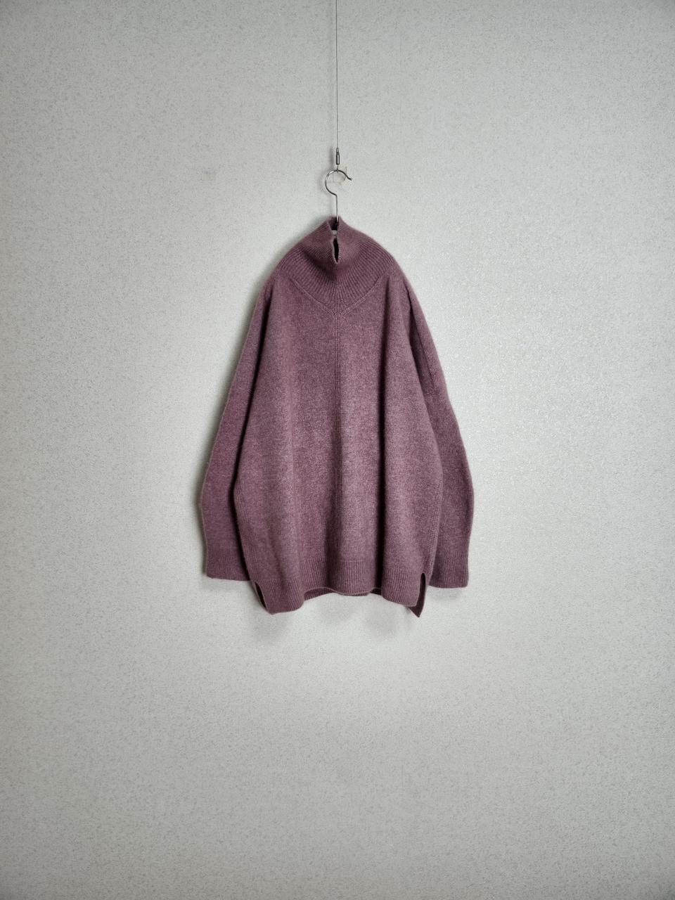 인레이먼트 울&라쿤 루즈핏 홀가먼트 니트 free