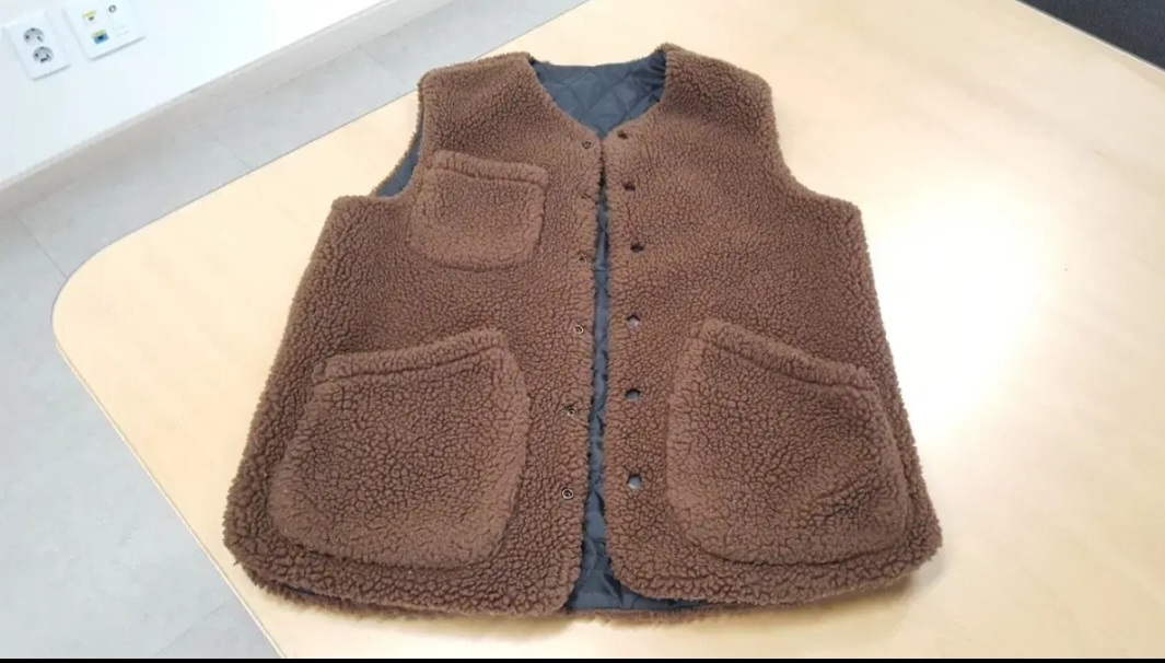 bro 퍼 양면조끼