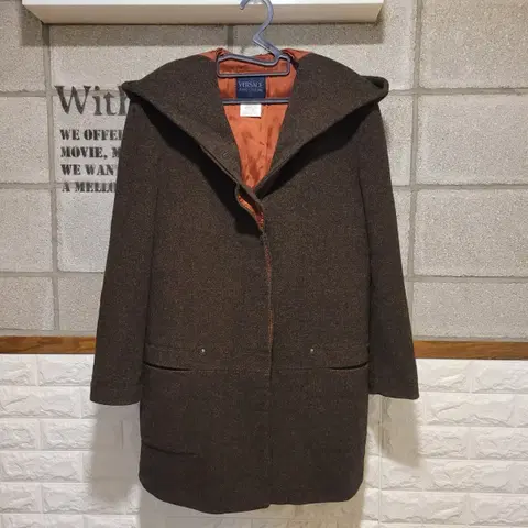 베르사체 진스 꾸뛰르 울 코트 M