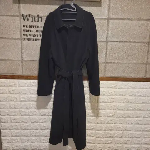 발렌시아가 벨트 롱코트