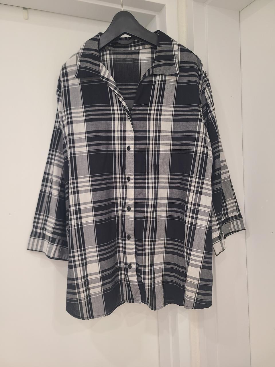 빅사이즈 체크남방 체크셔츠