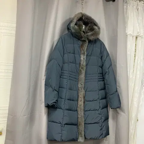 아사베이 모피 롱패딩