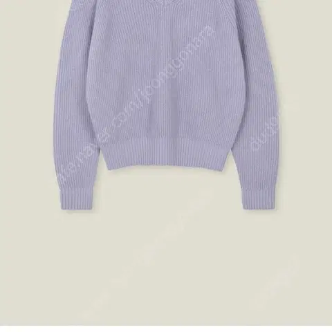 ged 게드 샵게드 브이넥 니트 풀오버 라벤더 출근룩 하객룩 올드머니룩