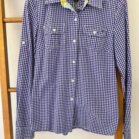 타미힐피거 체크 셔츠 남방 (사이즈 XS)