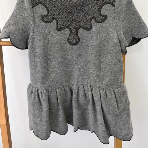 오즈세컨 울 미니 원피스