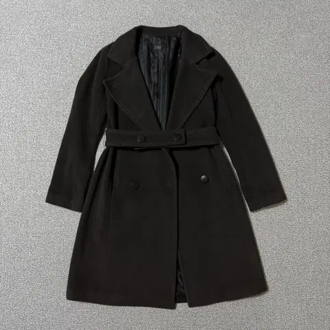 Time 타임 브라운 코트 여성용