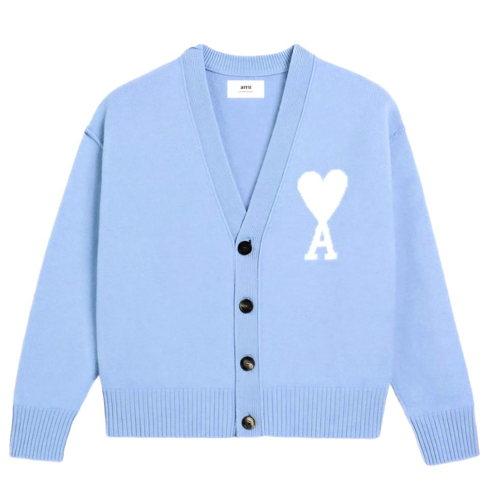 {새상품} 아미 메리노 울 가디건 [XL]