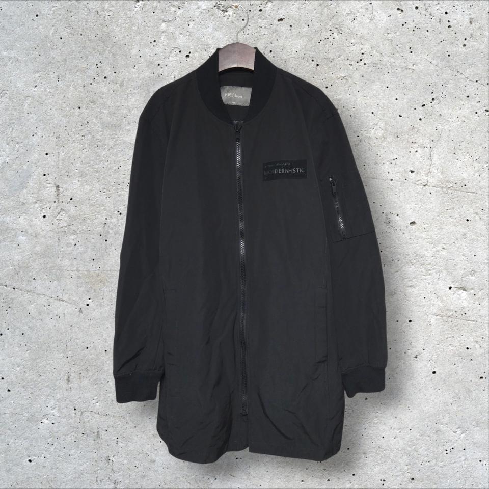 FRJ 진스 솔리드 롱 봄버 자켓 (100/L)