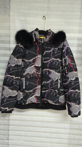 macaw 마카우 폭스퍼 후드 패딩 블랙