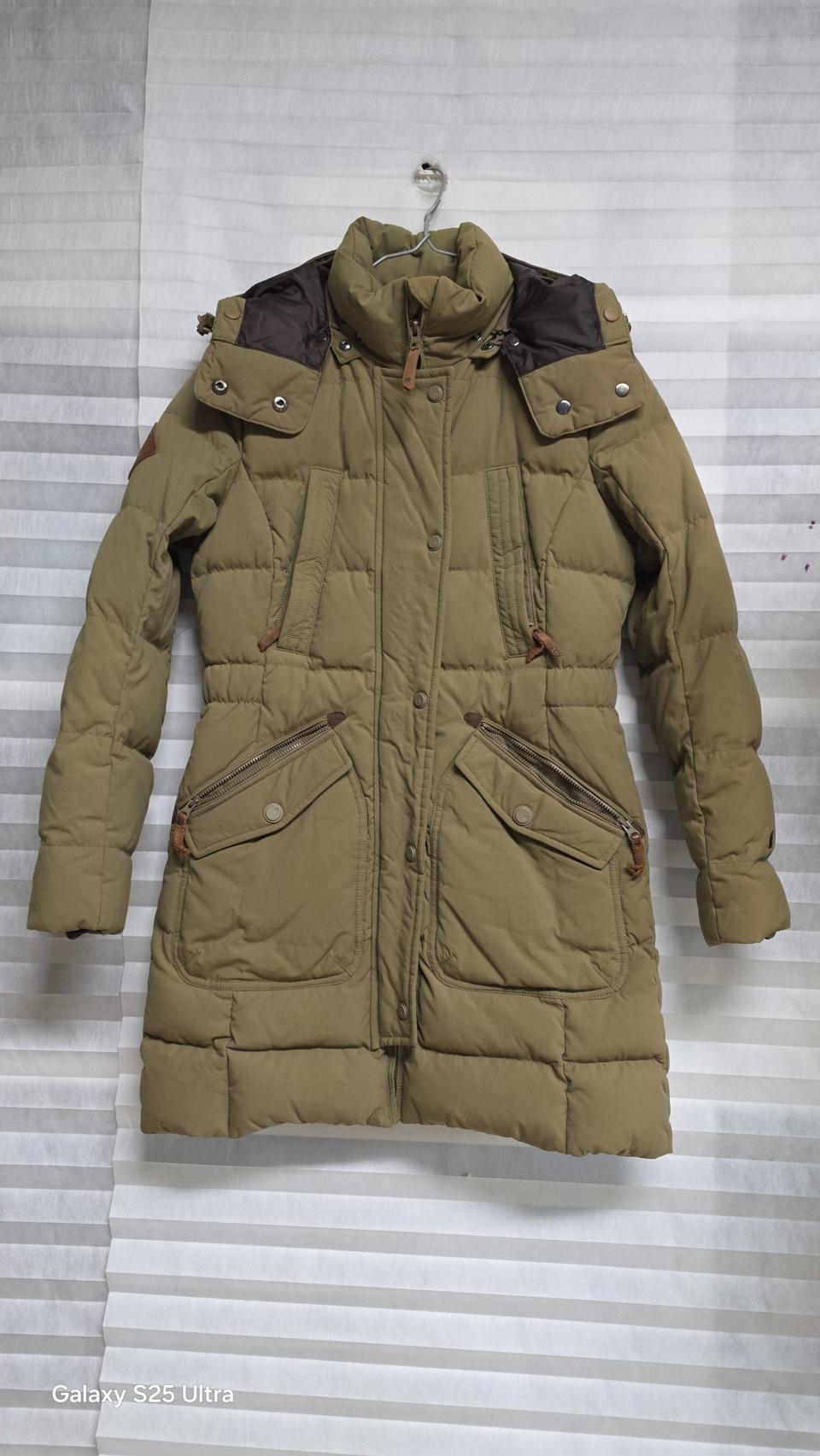 라푸마 여성 패딩 점퍼 카키