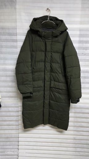 여성 rrig 카키 롱패딩