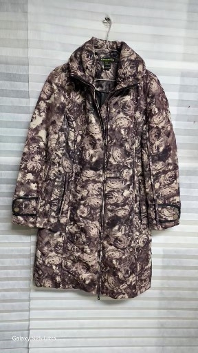 Monte Milano 장패턴 롱 코트