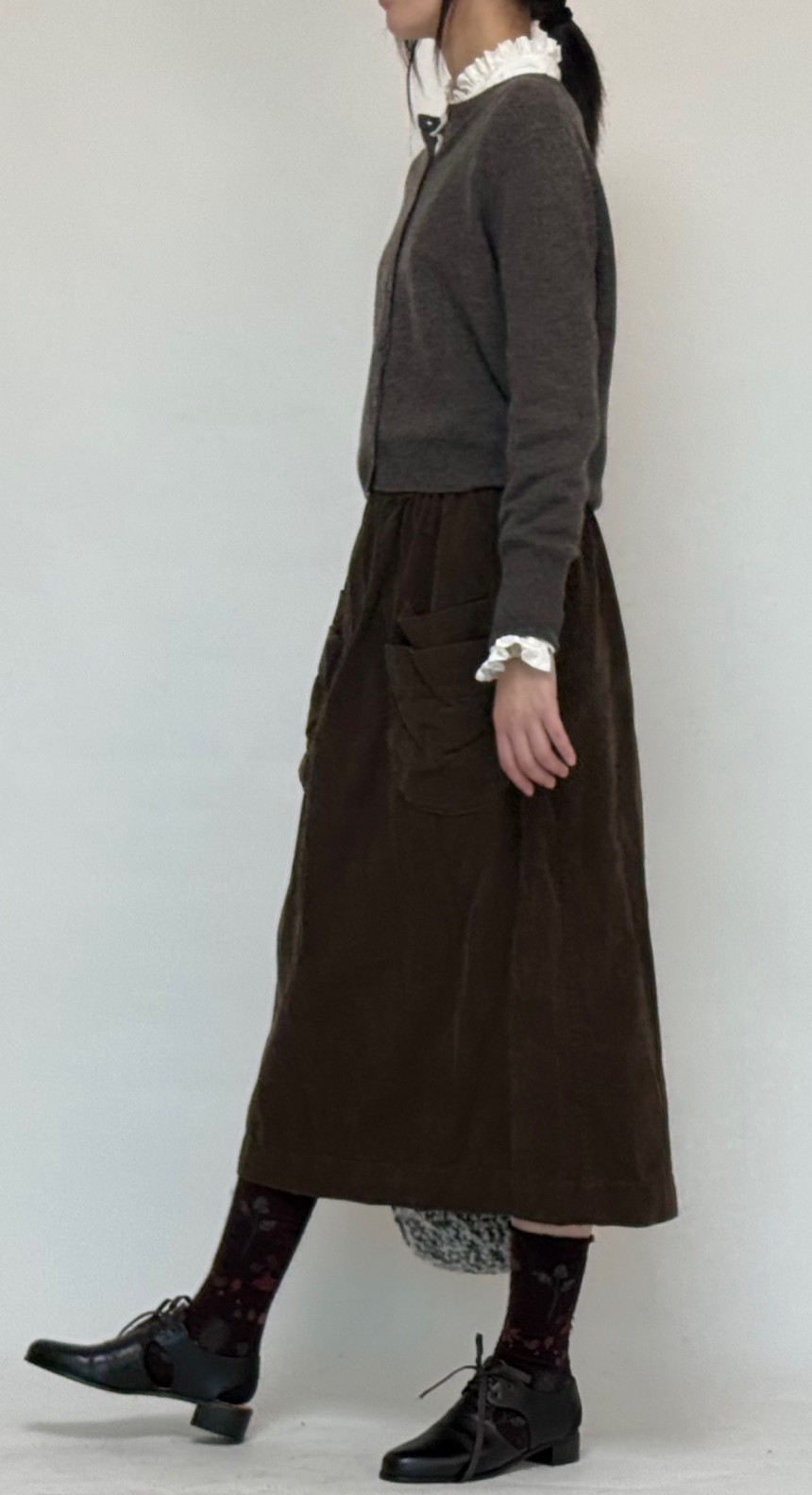 라이트앤솔트 이중포켓 스컷(브라운)