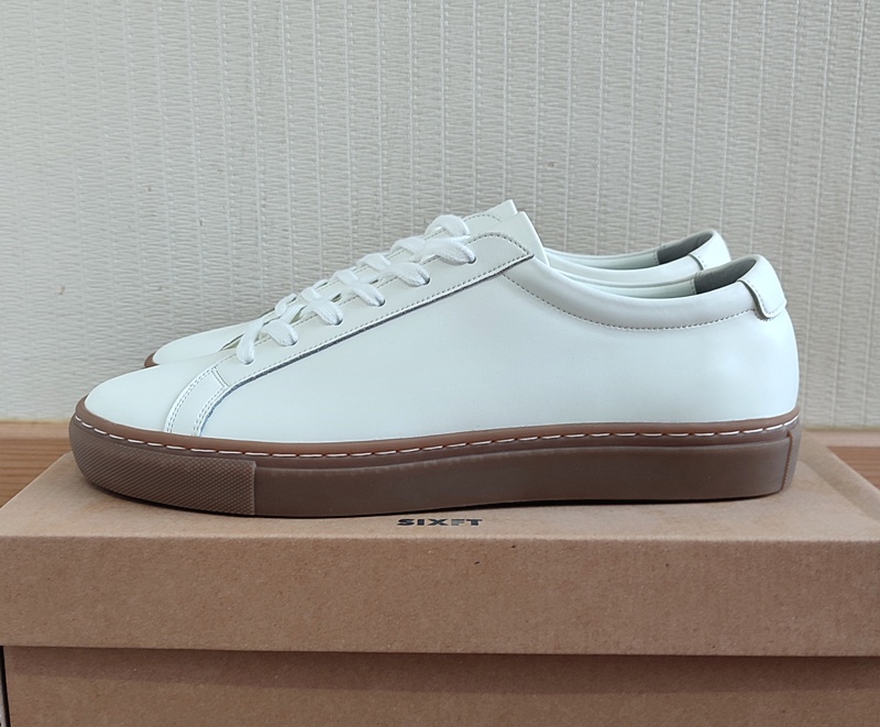 식스핏270 가죽 남성 스니커즈 운동화 키높이 새상품