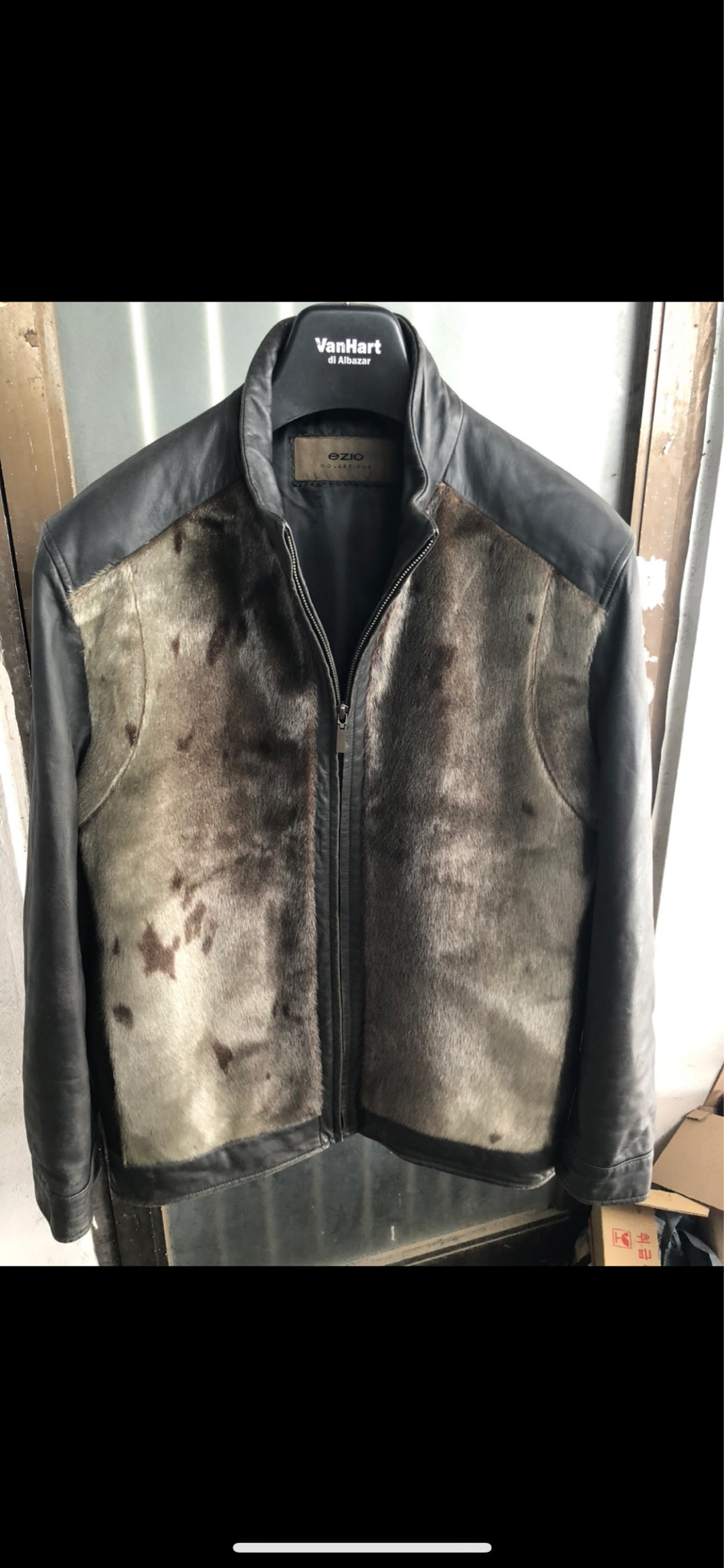 남성 천연 물개 모피 가죽자켓