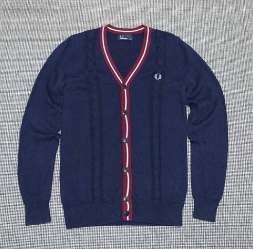 프레드페리 가디건 XS