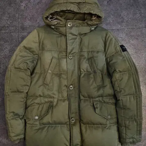 C.K.J 오리털 파카 M 카키
