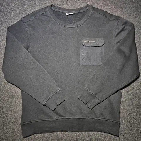 콜롬비아 기모 맨투맨 XL 차콜