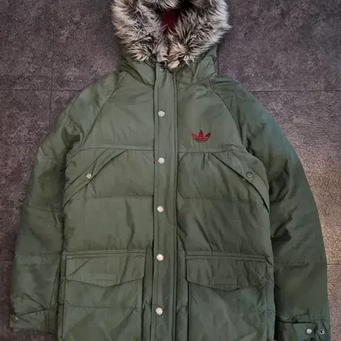 아디다스 오리털 방한 파카 95